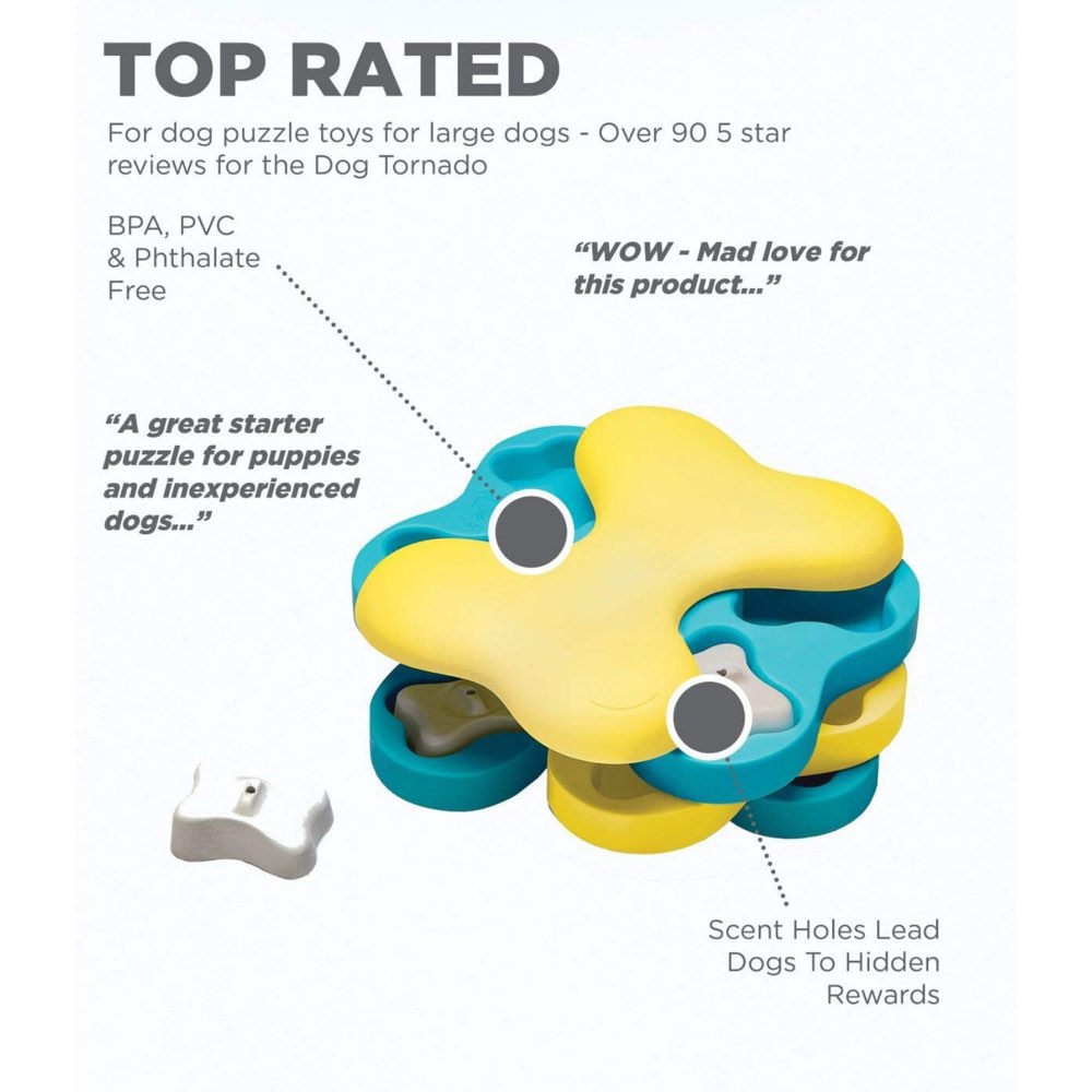 $10 OFF: Outward Hound Nina Ottosson Dog Tornado Interactive Dog Toy