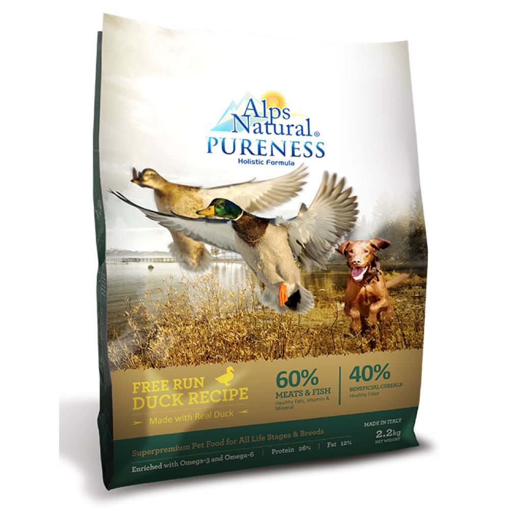Alps Natural Pureness Holistic Formula Free Run Duck Recipe Dry Dog Food