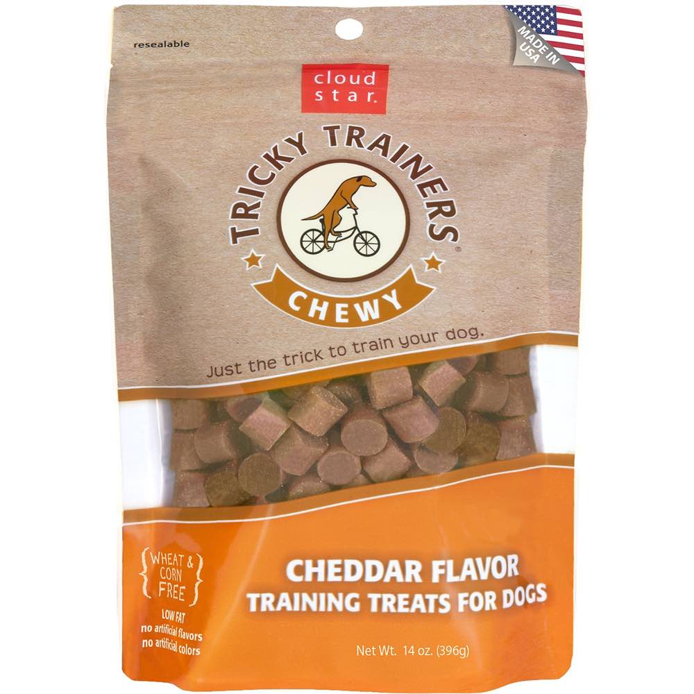 Cloud Star Chewy Tricky Trainers Cheddar Dog Treats 142g