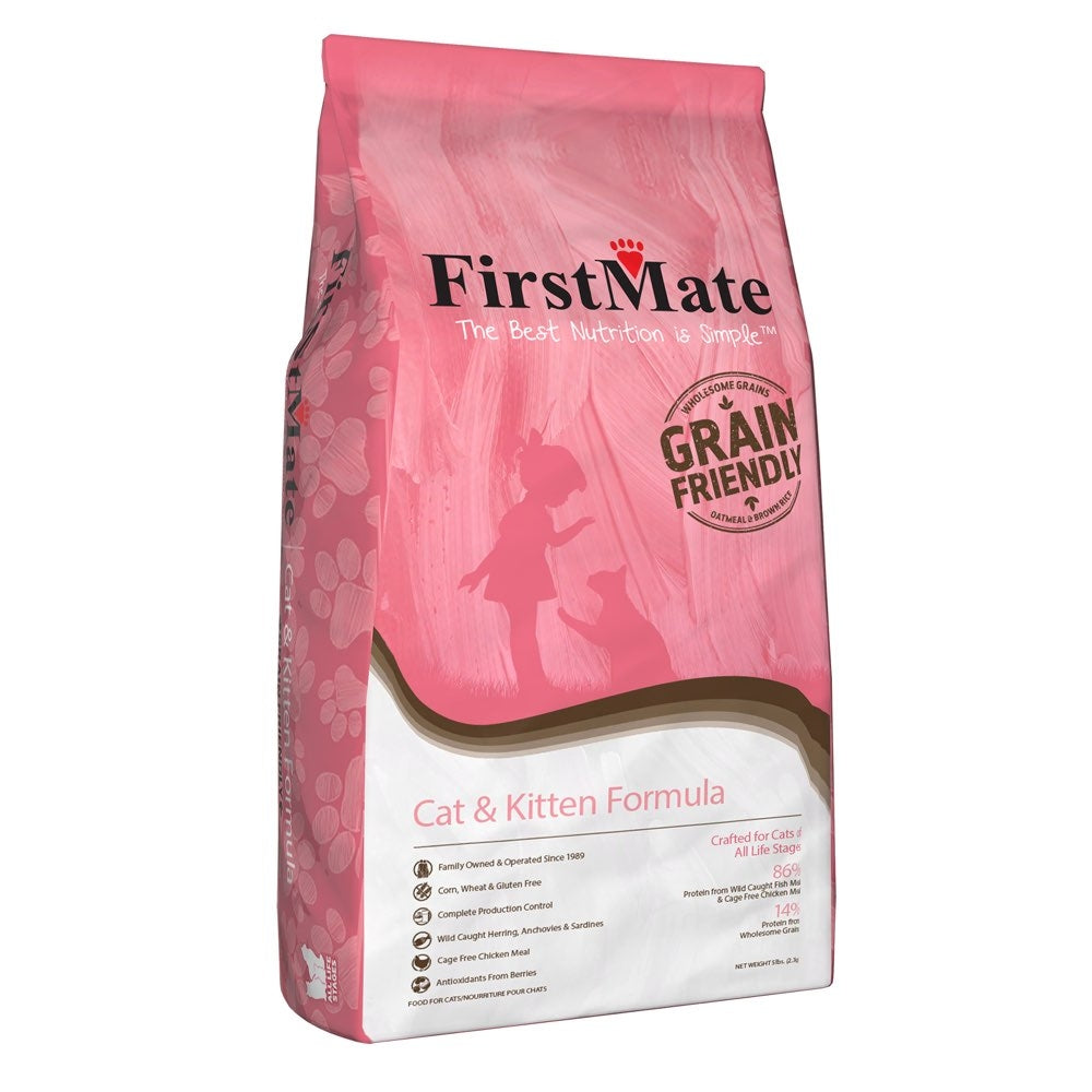20% OFF: FirstMate Grain-Friendly Cat & Kitten Formula Dry Cat Food