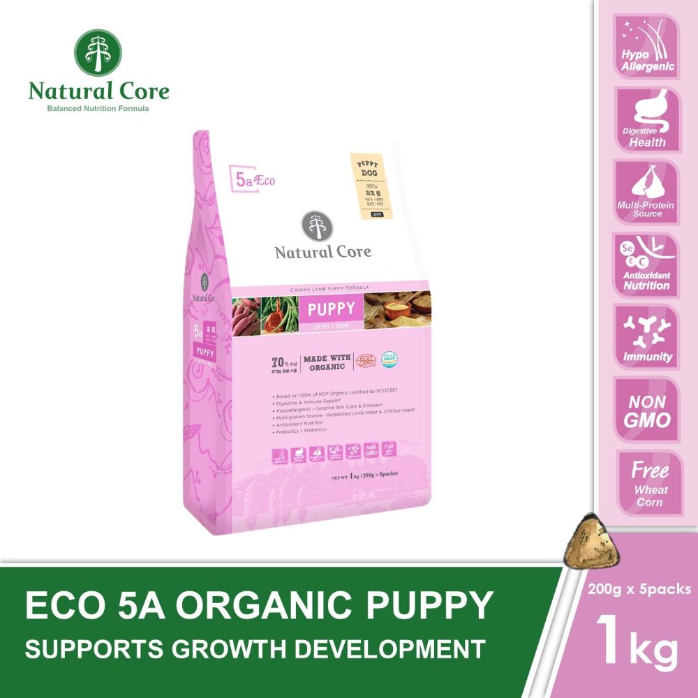 15% OFF: Natural Core Eco 5a Organic Puppy Dry Dog Food