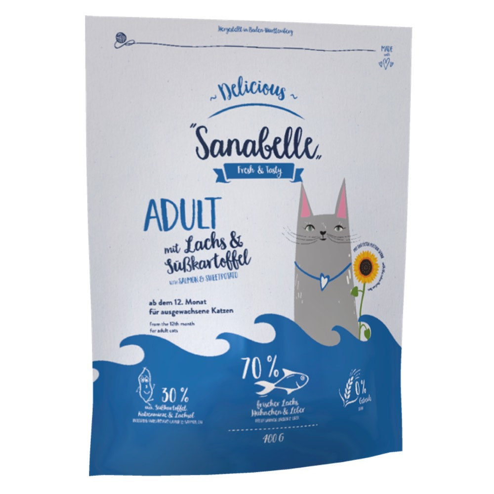 Sanabelle Delicious Salmon & Sweet Potato Adult Grain-Free Dry Cat Food