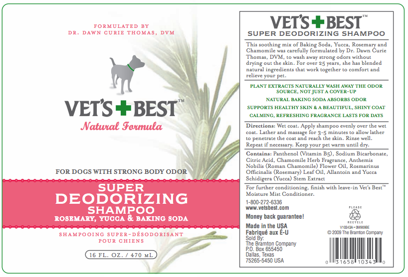 Vet's Best Super Deodorizing Shampoo (Spa Range)